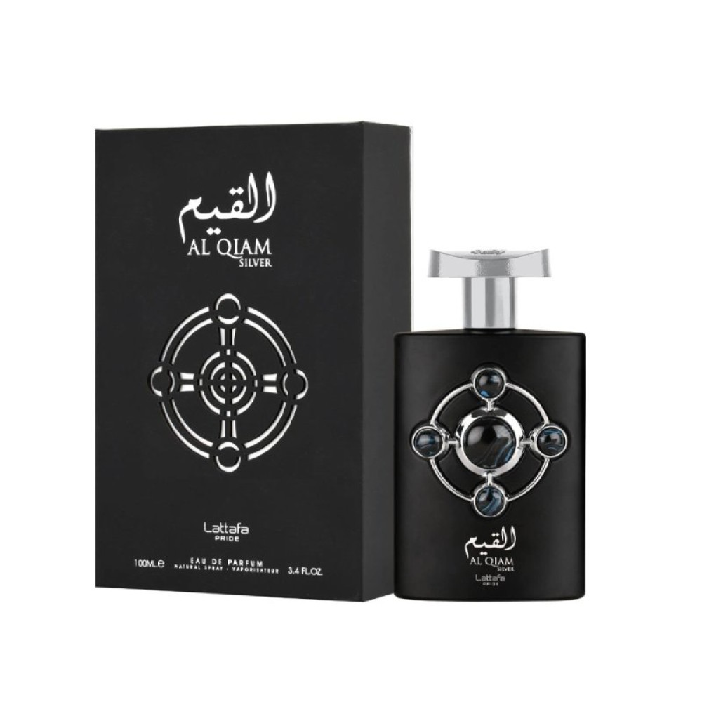 عطر لطافه القیم سیلور 100میل - Lattafa Al Qiam Silver عطر لطافه القیم سیلور 100میل - Lattafa Al Qiam Silver