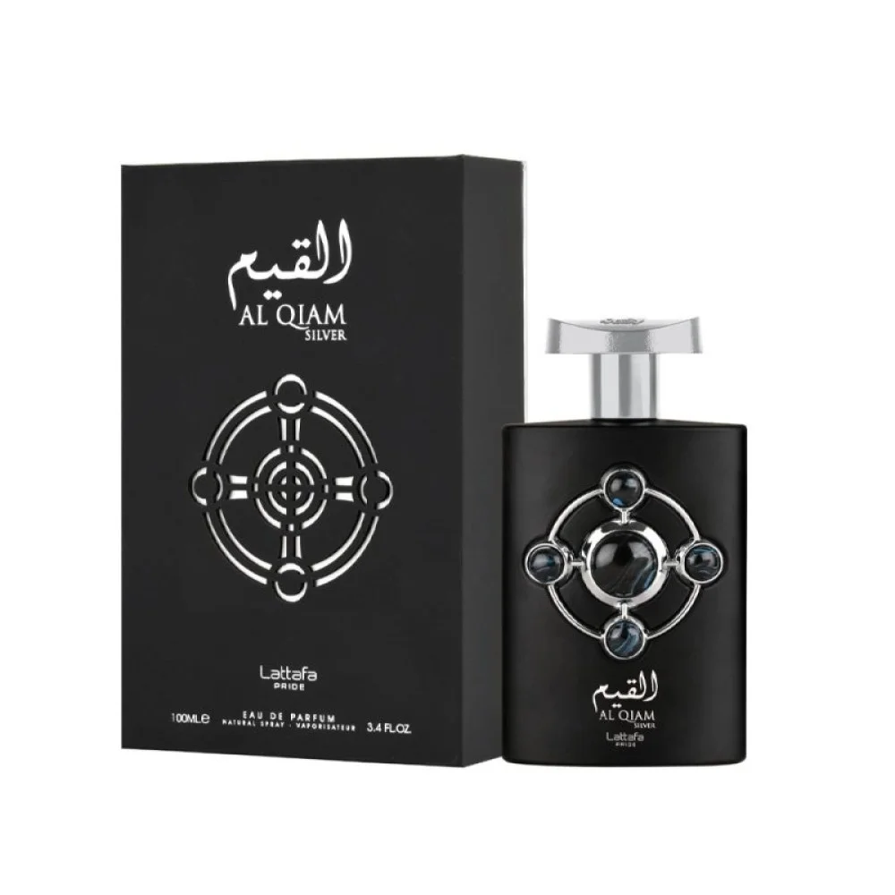 عطر لطافه القیم سیلور 100میل - Lattafa Al Qiam Silver عطر لطافه القیم سیلور 100میل - Lattafa Al Qiam Silver