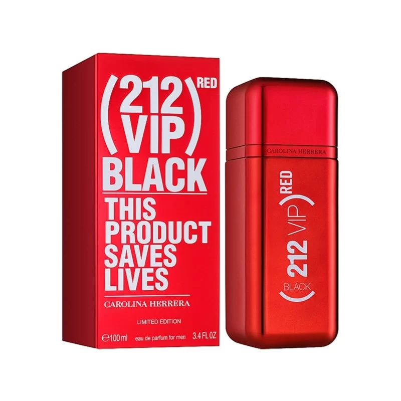 کارولینا هررا 212 وی آی پی بلک رد مردانه - CAROLINA HERRERA 212 VIP Black Red