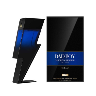 عطر کارولینا هررا بد بوی کبالت الکسیر مردانه اصل آکبن 100میل | CAROLINA HERRERA Bad Boy Cobalt Elixir
