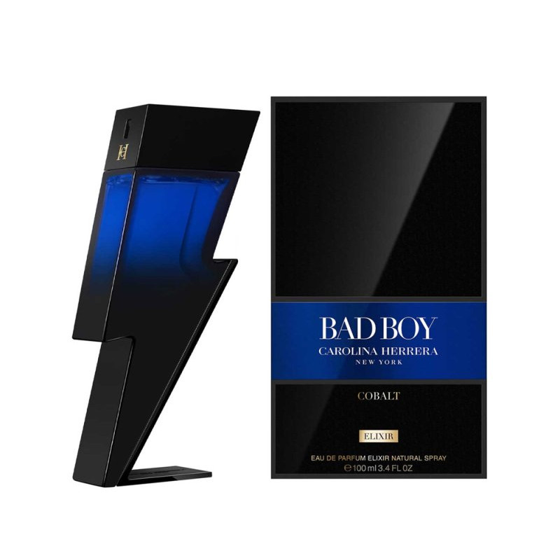 عطر کارولینا هررا بد بوی کبالت الکسیر مردانه اصل آکبن 100میل | CAROLINA HERRERA Bad Boy Cobalt Elixir