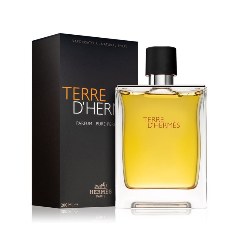 عطر  هرمس تق هرمس پرفوم مردانه اصل آکبند 200میل | HERMES Terre d`Hermes Parfum 200ML