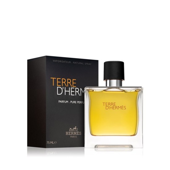 عطر  هرمس تق هرمس پرفوم مردانه اصل آکبند 75میل | HERMES Terre d`Hermes Parfum