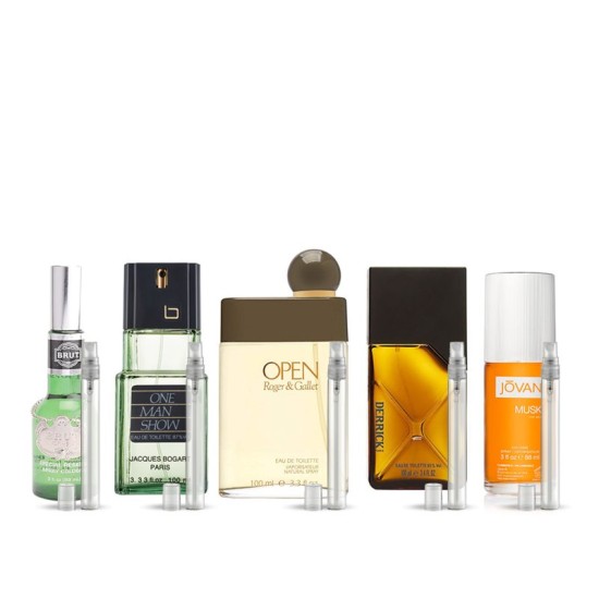 ست دکانت عطرهای نوستالوژی  مردانه اصل آکبند 50میل |  Men nostalogic Perfumes Decant pack