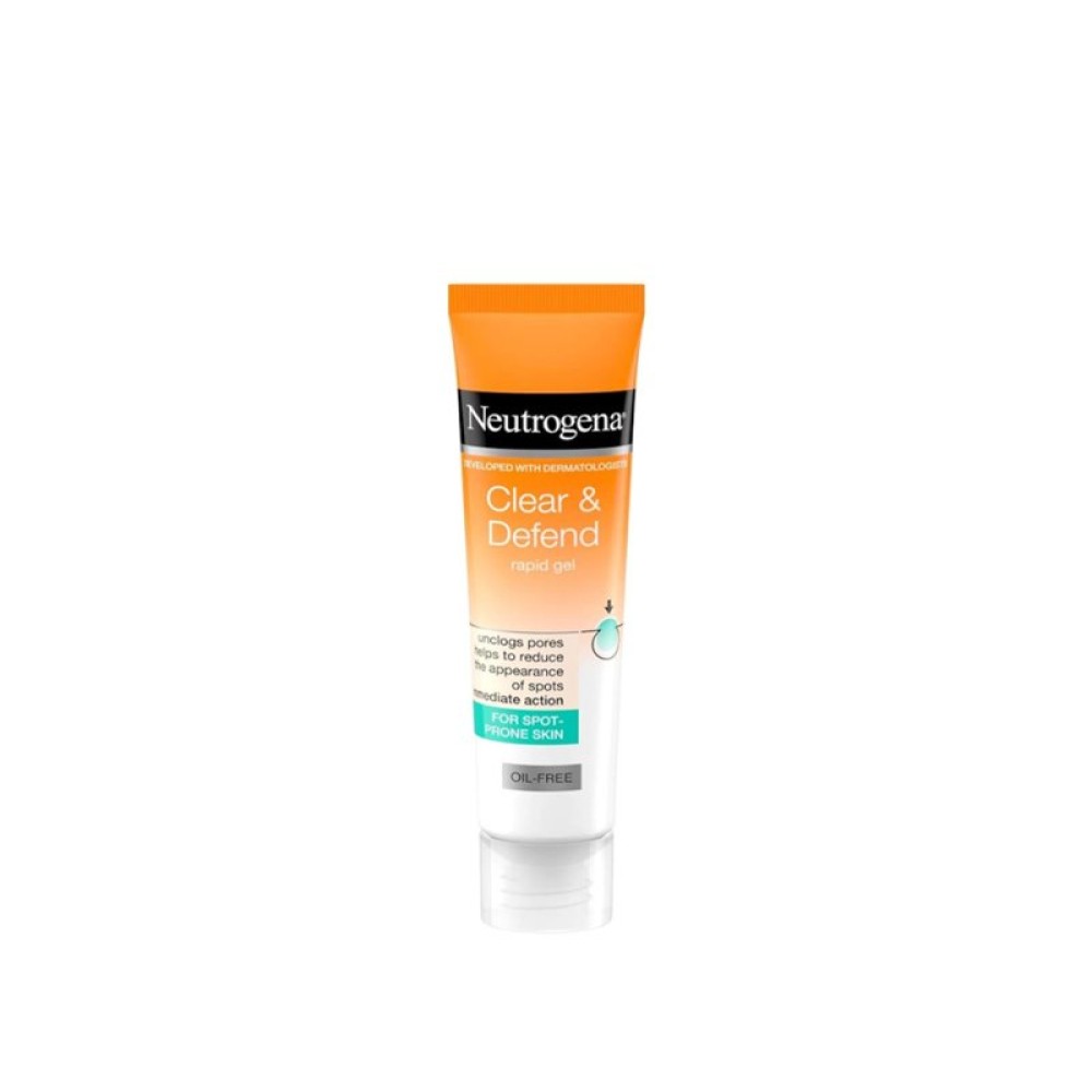 نوتروژینا ژل ضد جوش رپیید ژل کلیر اند دیفند نوتروژینا  - Neutrogena Clear & Defend rapid gel neutrogena