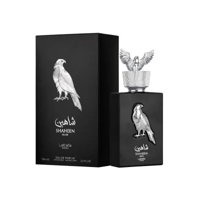 عطر لطافه شاهین نقرهای (سیلور) 100میل - Lattafa Shaheen Silver عطر لطافه شاهین نقرهای (سیلور) 100میل - Lattafa Shaheen Silver