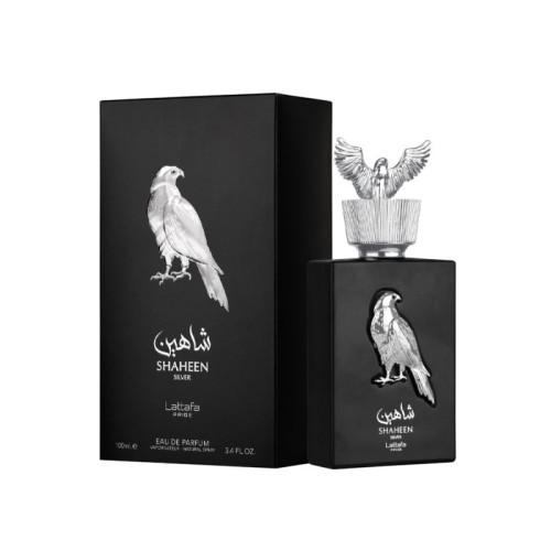 عطر لطافه شاهین نقرهای (سیلور) 100میل - Lattafa Shaheen Silver عطر لطافه شاهین نقرهای (سیلور) 100میل - Lattafa Shaheen Silver