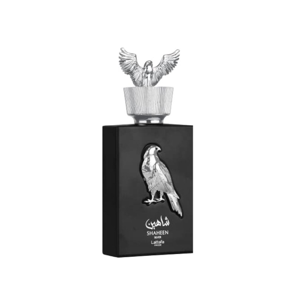 عطر لطافه شاهین نقرهای (سیلور) 100میل - Lattafa Shaheen Silver عطر لطافه شاهین نقرهای (سیلور) 100میل - Lattafa Shaheen Silver