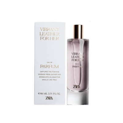 عطر زارا وایبرنت لدر فور هر 2021 زنانه 100میل - ZARA Vibrant Leather for Her