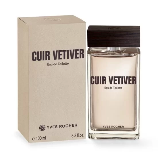 ایوروشه کویر وتیور مردانه - YVES ROCHER Cuir Vetiver