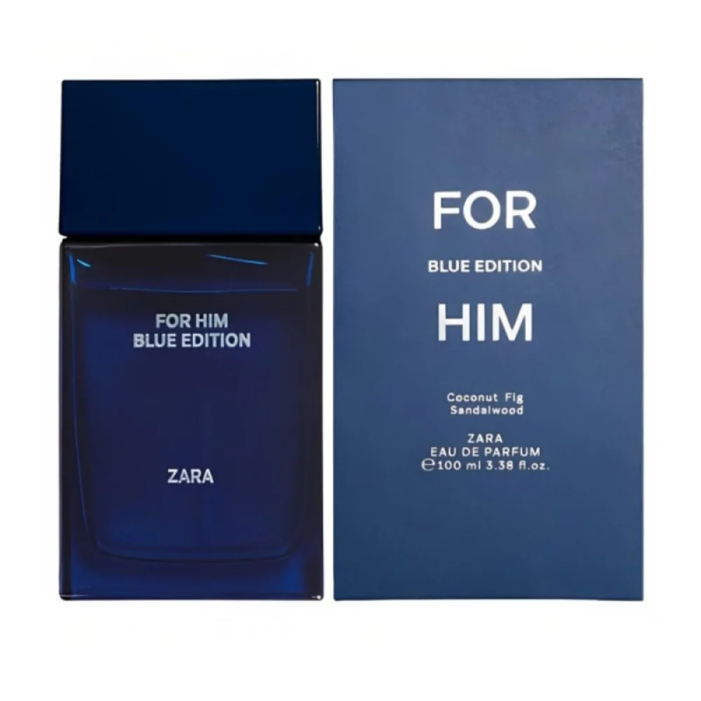 عطر زارا فورهیم بلو ادیشن مردانه 100میل - ZARA For him Blue Edition
