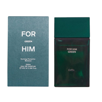 عطر زارا فور هیم گرین مردانه 100میل - ZARA For Him Green عطر زارا فور هیم گرین مردانه 100میل - ZARA For Him Green