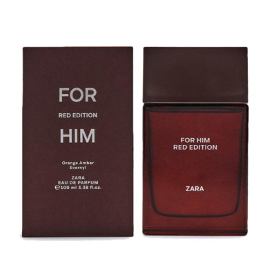 عطر زارا فور هیم رد ادیشن مردانه 100میل - ZARA For Him Red Edition