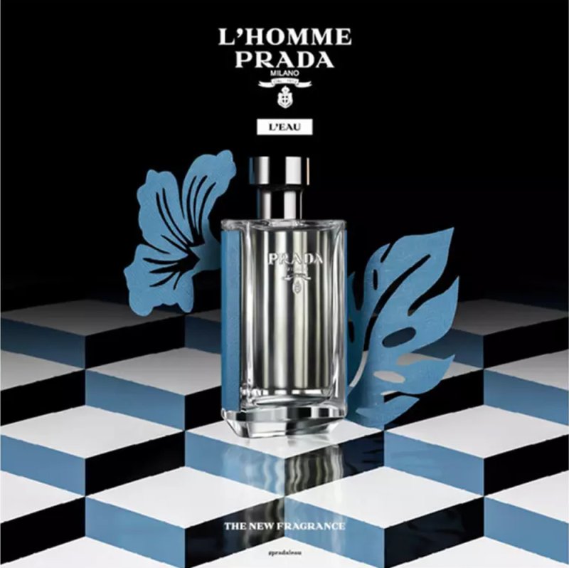 cataloge of Prada LHomme LEau